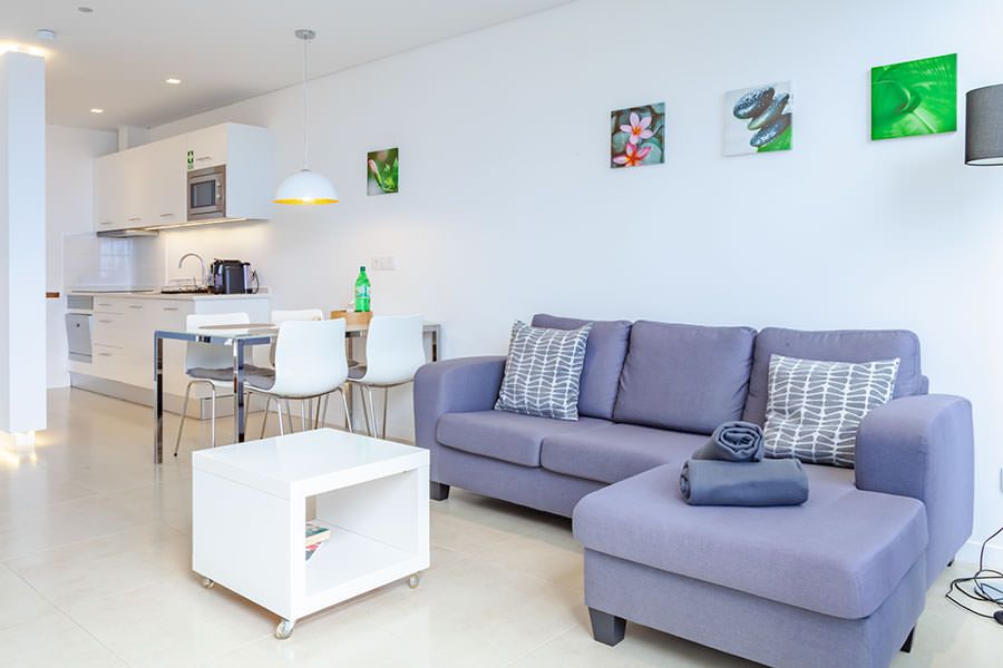 Living Room - Frangipani Apartment in Calheta